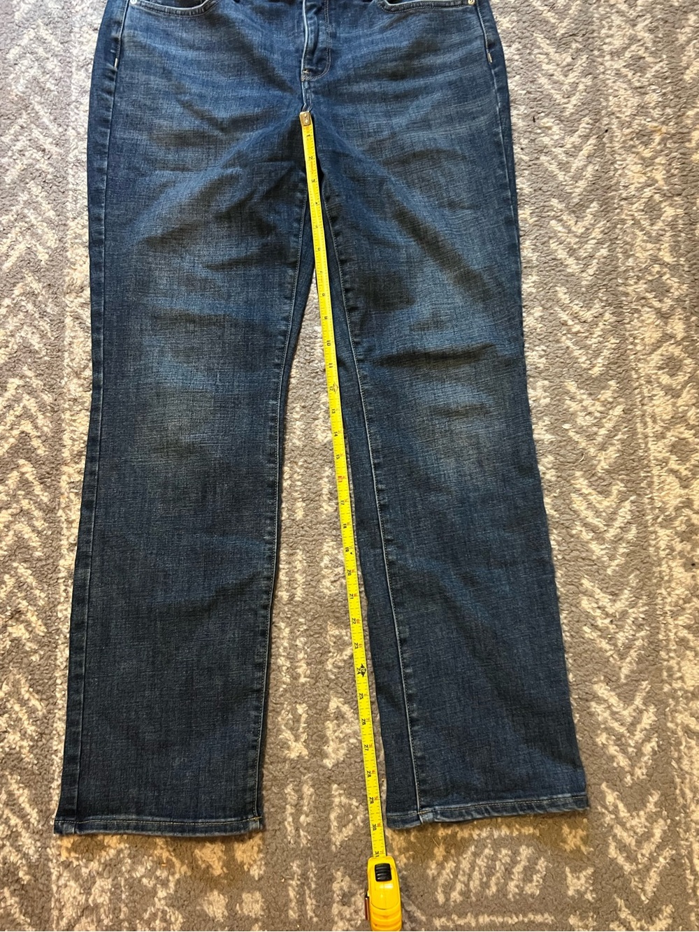 NYDJ Marilyn Straight Leg Jeans with lift x tuck technology size 10 (AA110) - Picture 2 of 10